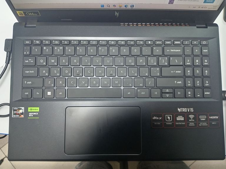 Acer екр 15,6"/ ryzen 5 7535hs 3.3ghz/ ram16gb/ ssd512gb/ rtx 4060 8gb Код:01-200563114. Зображення 10