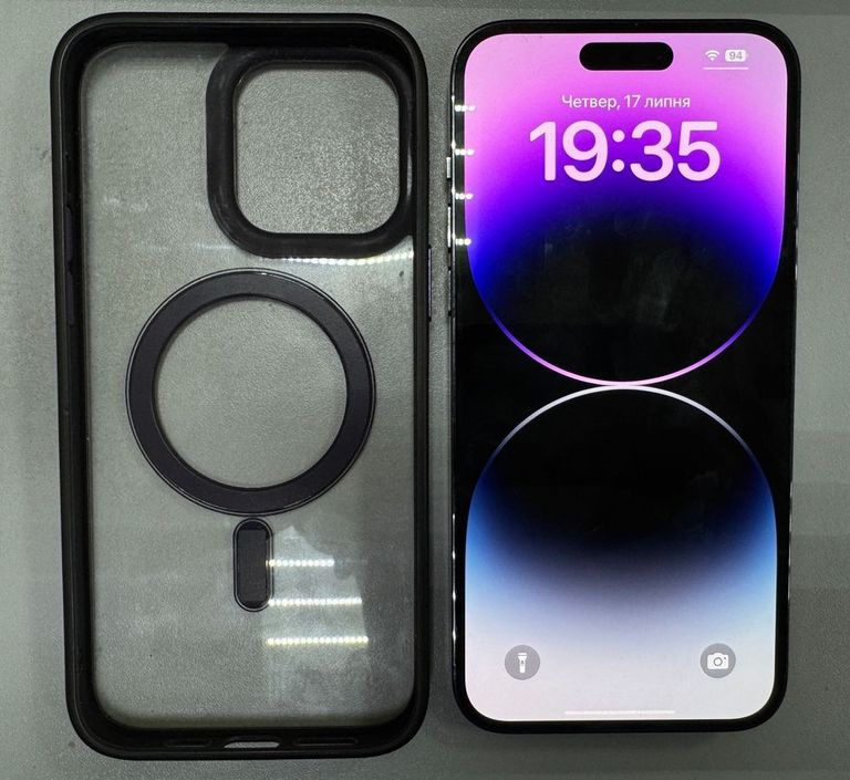 Купить Apple iPhone 14 Pro Max 256GB eSIM Silver (MQ8U3) Б/У