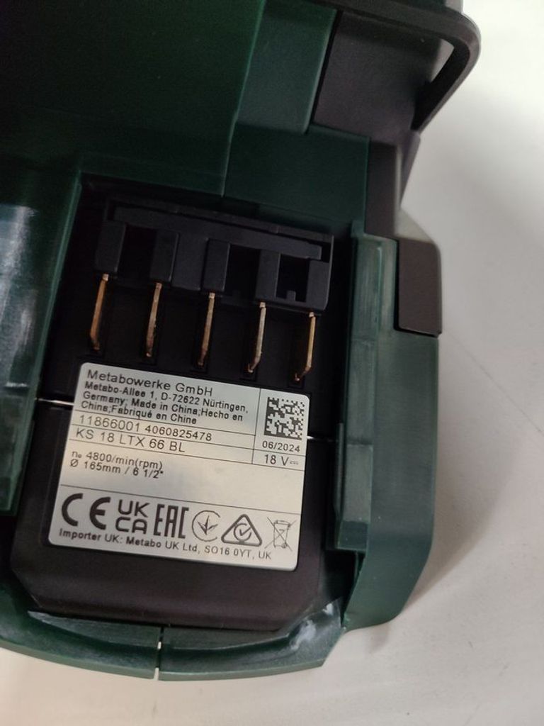 Оголошення Metabo KS 18 LTX 66 BL LiHD + FS 160 (691194810) Б/У
