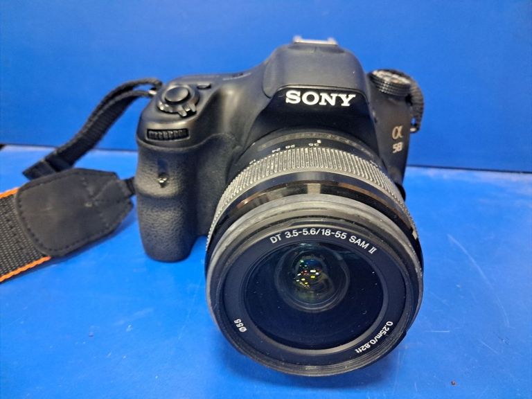 Объявление Sony alpha slt-a58 + sony sal1855 dt 3.5-5.6/18-55 sam Б/У