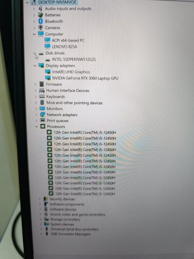 Распродажа Lenovo 15/core i5-12450h ddr5/16gb ddr5/ssd 512 gb/geforce rtx3060 6gb, продавец Техноскарб