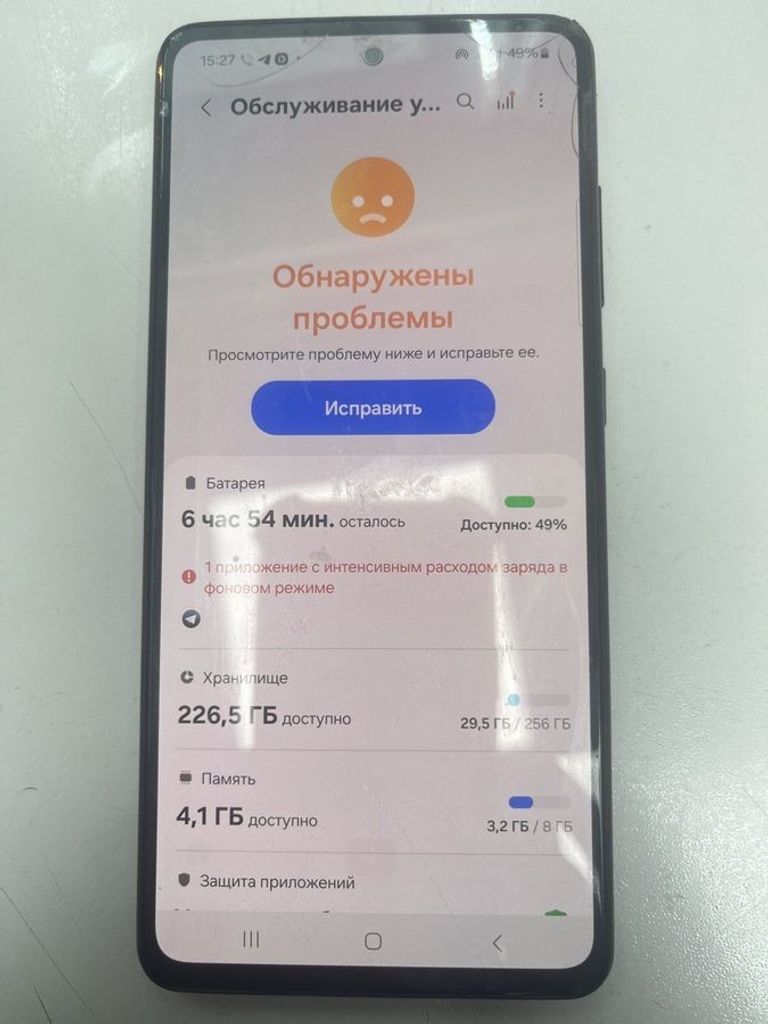 Оголошення Samsung galaxy a52 sm-a525f 8/256gb Б/У