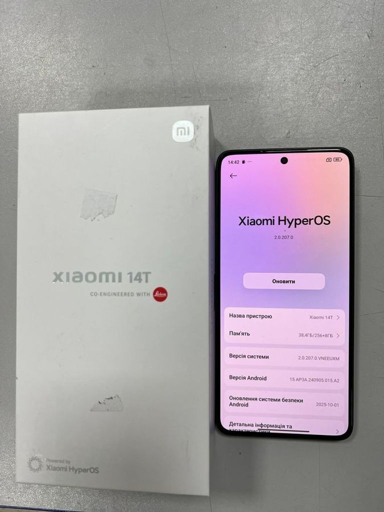Оголошення Xiaomi 14t 12/256gb Б/У