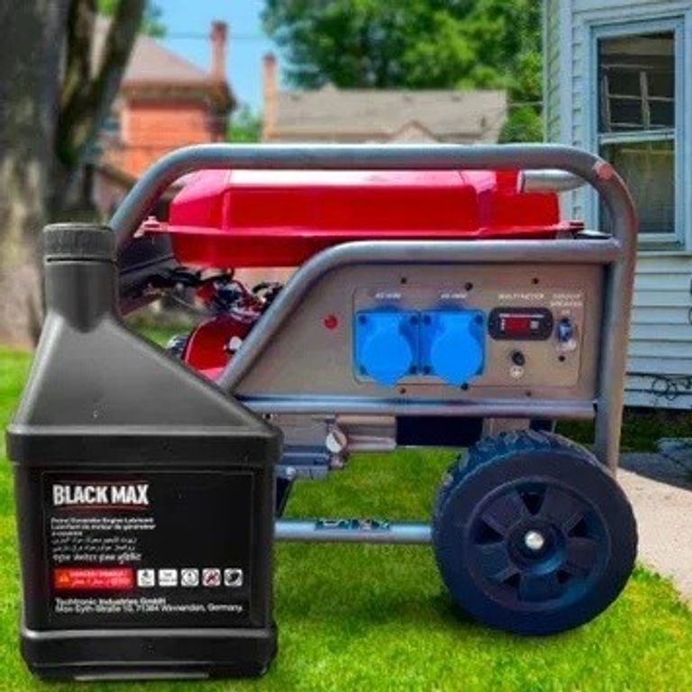 Купити Бензиновий електрогенератор з колесами YAMAHA BlackMax 3,1 кВт + мастило в комплекті 0,8л Б/У