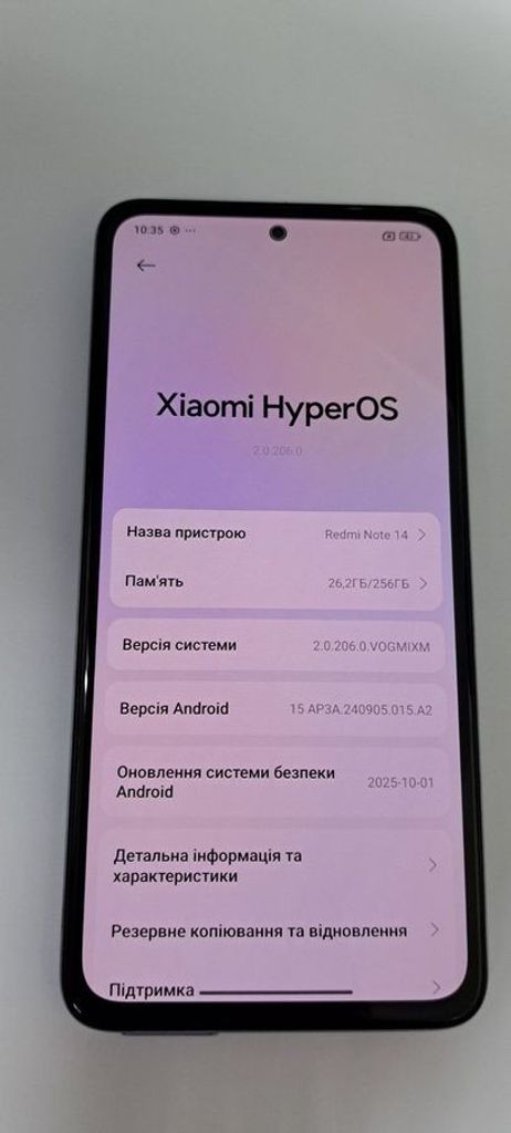 Оголошення Xiaomi redmi note 14 8/256gb Б/У