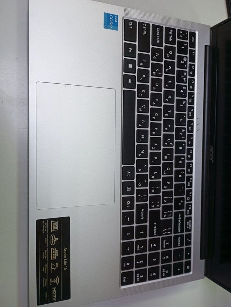 Объявление Acer 15/core i3-1305u ddr5/16gb ddr5/hdd *відсутній/ssd 480 gb/*інтегрована Б/У