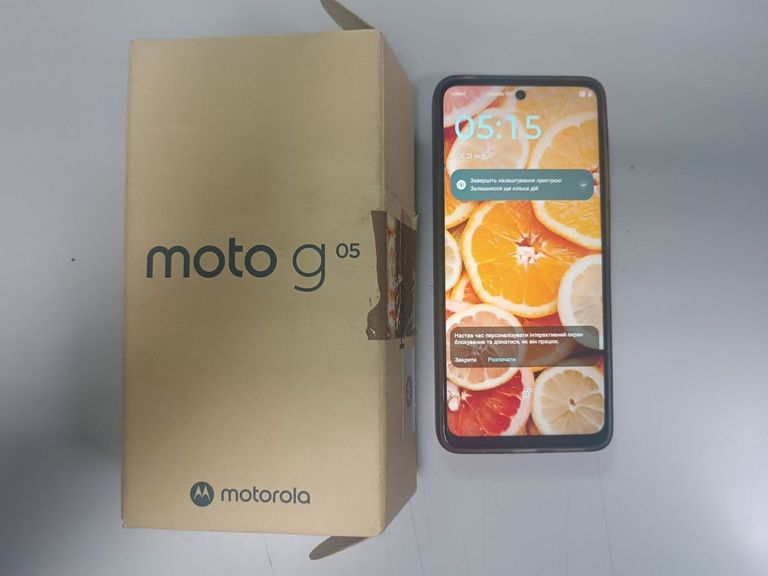 Оголошення Motorola moto g05 8/256gb Б/У