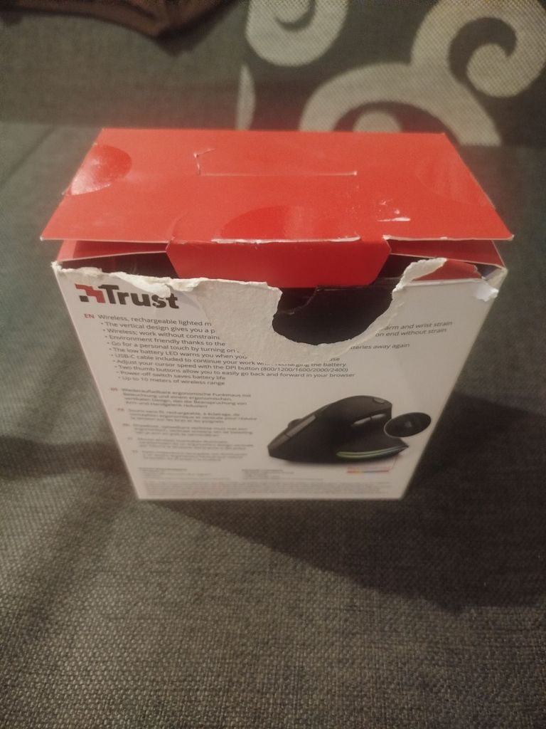 Trust Bayo Ergonomic Rechargeable Wireless Mouse Код:null. Зображення 6