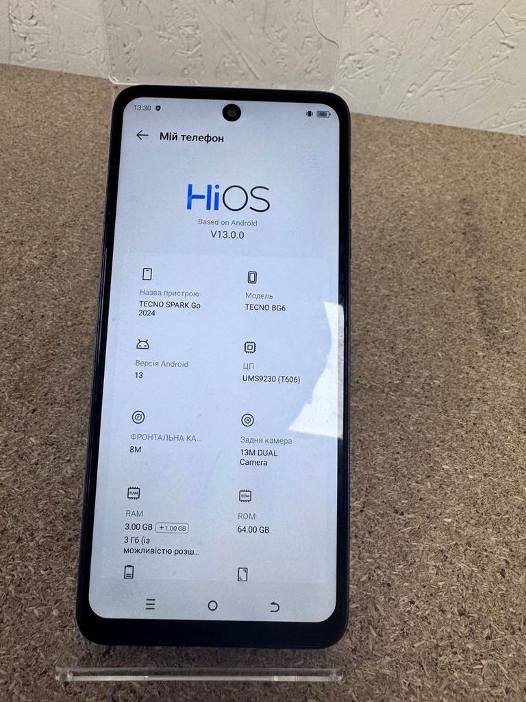Оголошення Tecno spark go 2024 3/64gb Б/У
