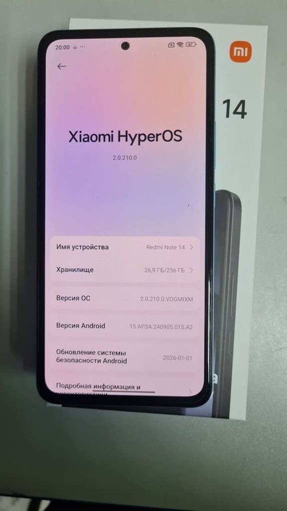Купити Xiaomi redmi note 14 8/256gb Б/У