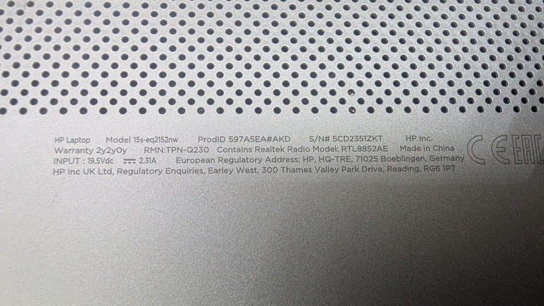 Розпродаж Hp 15/ryzen 3 5300u ddr4/8gb ddr4/hdd *відсутній/ssd 256 gb/*інтегрована, продавець Техноскарб