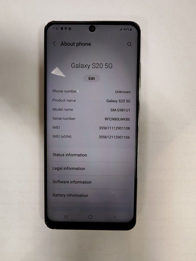 Купить Samsung galaxy s20 5g sm-g981u 12/128gb Б/У