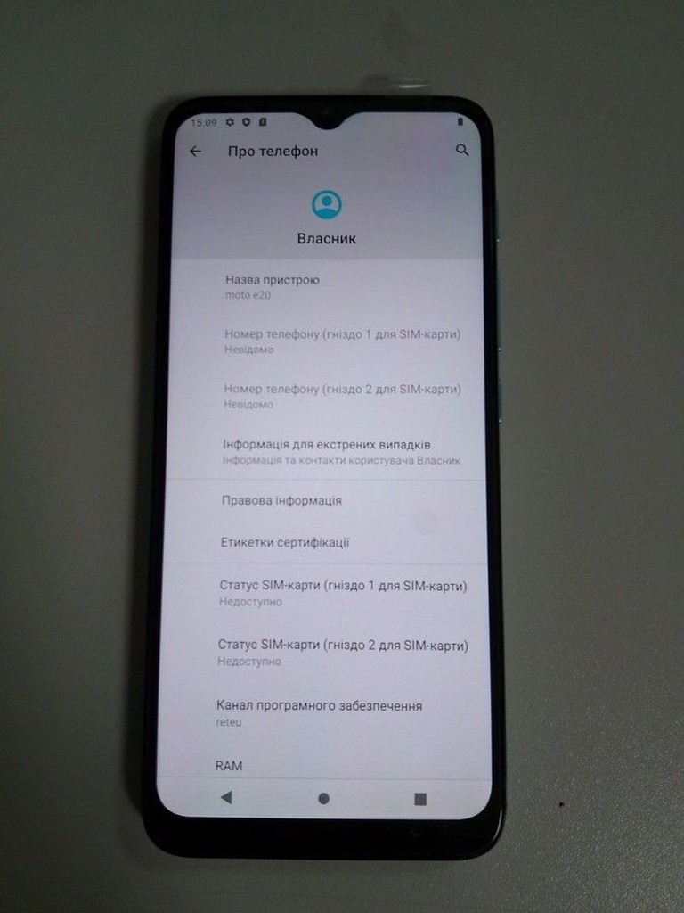 Motorola e20 xt2155-3 2/32gb Код:01-201001385. Зображення 5