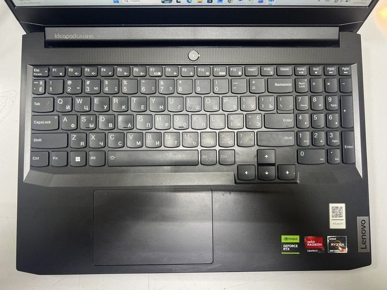 Lenovo 15/ryzen 5 5500h ddr4/8gb ddr4/hdd *відсутній/ssd 512 gb/geforce rtx2050 4gb Код:01-201053175. Зображення 7