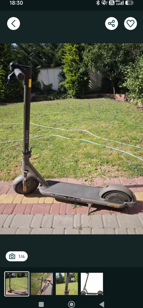 Купити Xiaomi Mi Electric Scooter 4 Pro Max Б/У