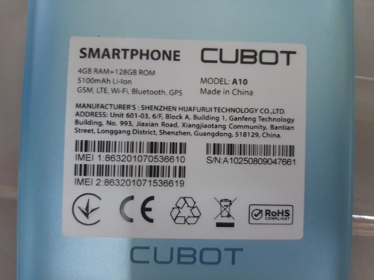 Купити Cubot a10 4/128gb Б/У