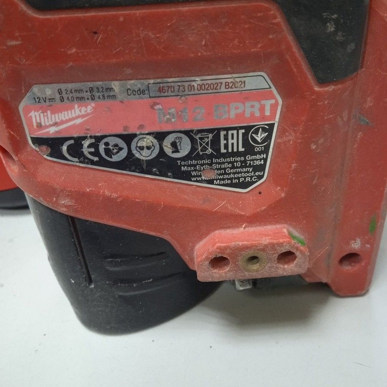 Оголошення Milwaukee m12bprt + 1акб 6ah + зп Б/У