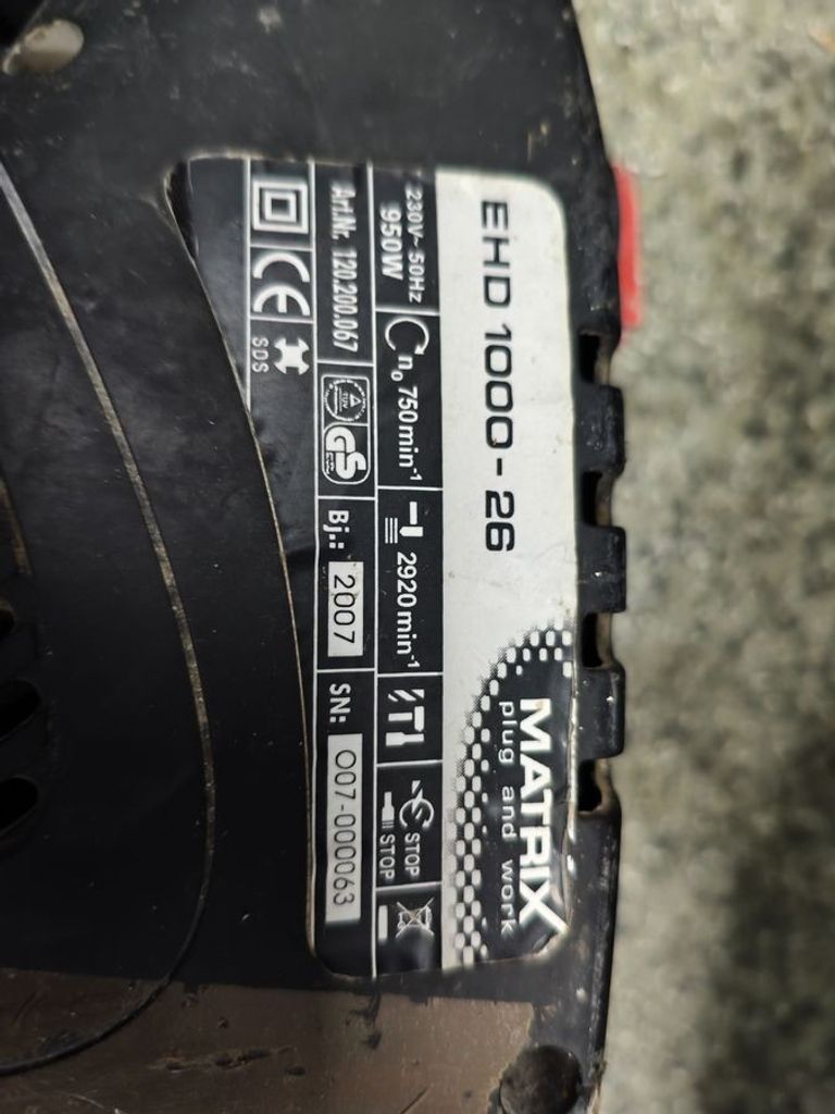 Matrix ehd 1000-26 Код:01-200635332. Зображення 6