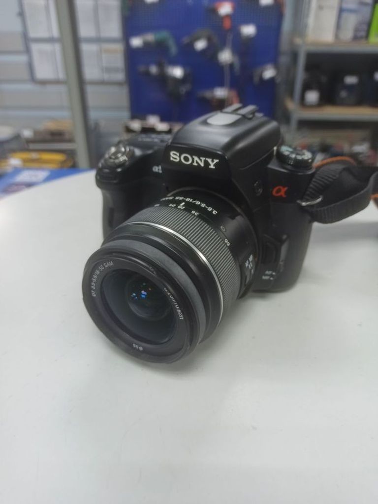 Купить Sony alpha dslr-a500 + sal 1855 Б/У