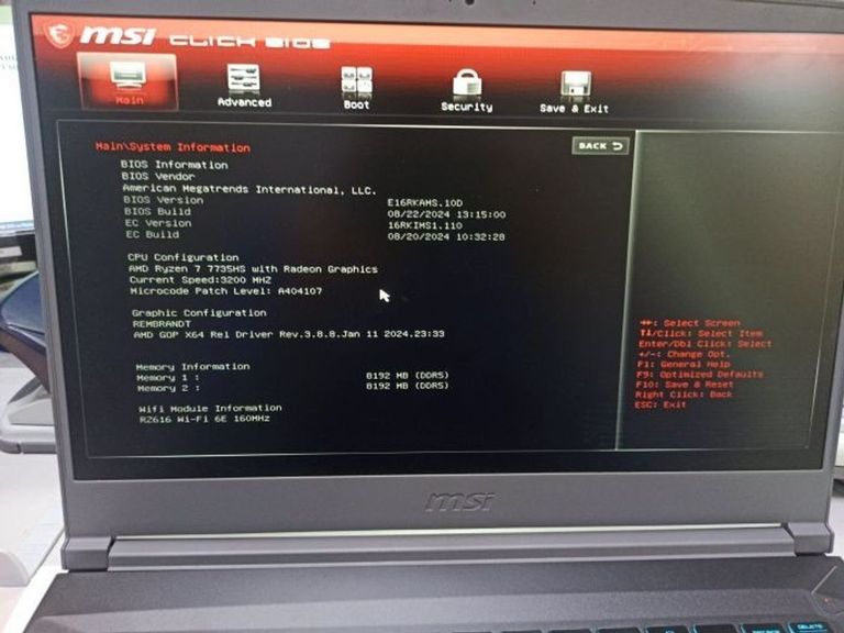 Msi 15/ryzen 7 7735h ddr5/16gb ddr5/hdd *відсутній/ssd 960 gb/geforce rtx4060 8gb Код:01-200595323. Изображение 7