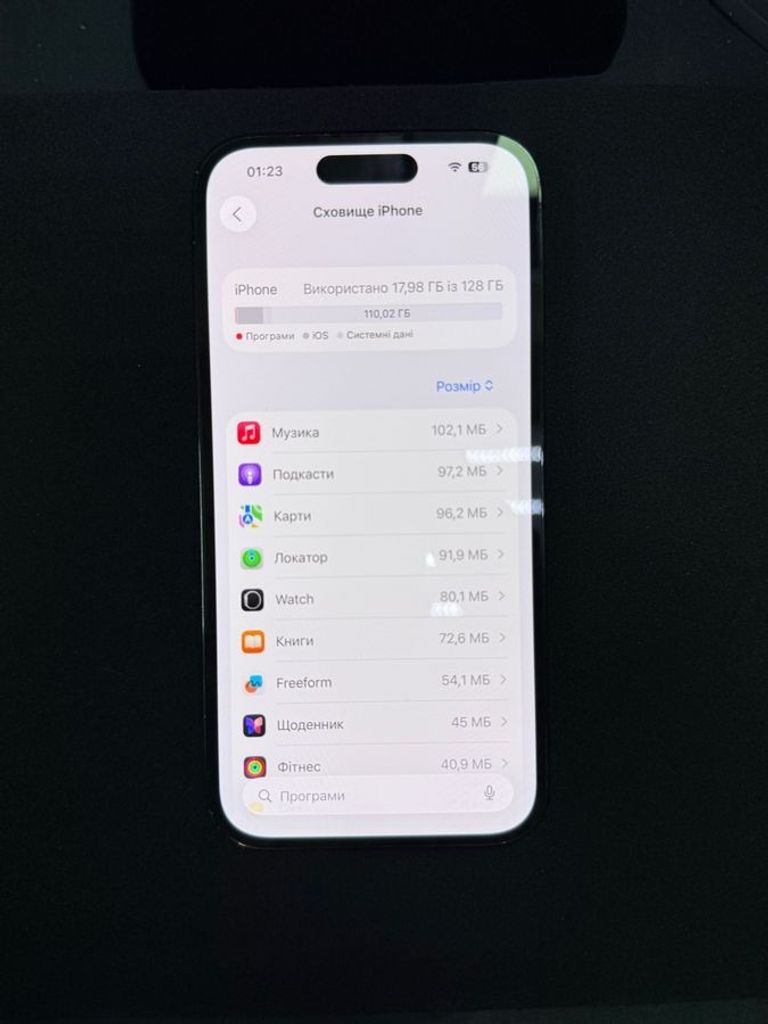 Apple iPhone 14 Pro 128GB eSIM Space Black (MPXT3) Код:01-200753368. Зображення 11