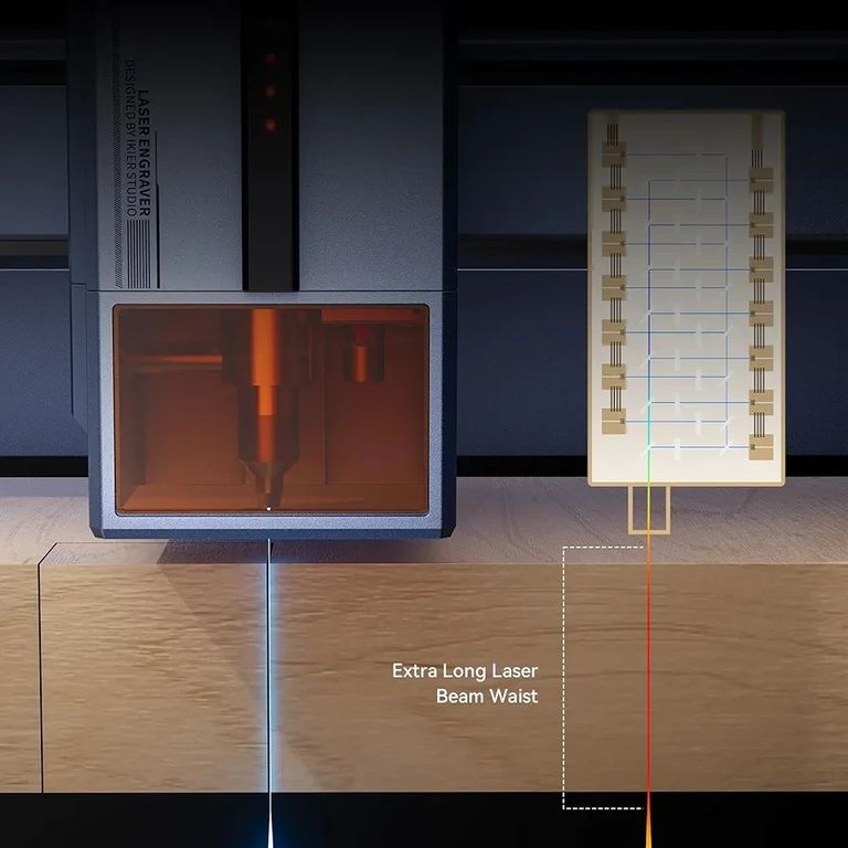 Лазерний гравер iKier K1 Pro Max 70W. НОВИЙ! Код:null. Зображення 4