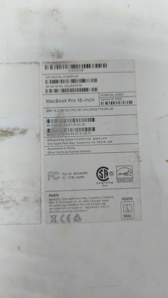 Apple MacBook Pro 14" Space Black Late 2023 (Z1AU00299, Z1AU0024F) Код:01-200636347. Изображение 29