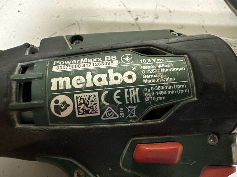 Объявление Metabo powermaxx bs 2акб 2ah зп Б/У