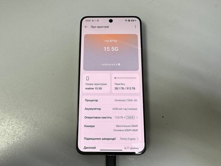 Realme 15 Pro 5G 12/512GB Flowing Silver Код:01-200874169. Зображення 11