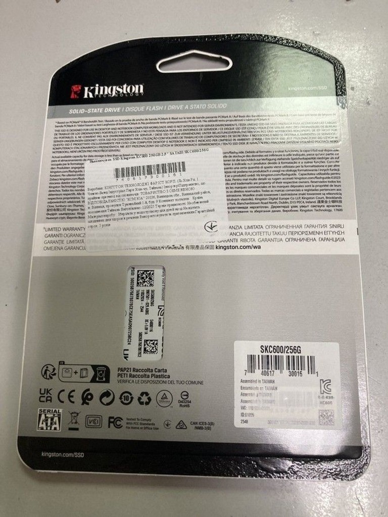 Объявление Kingston kc600 256 gb Б/У