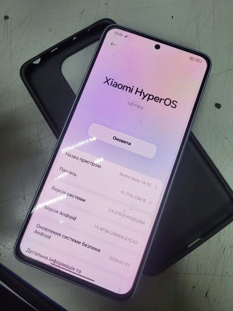 Купити Xiaomi redmi note 14 5g 8/256gb Б/У