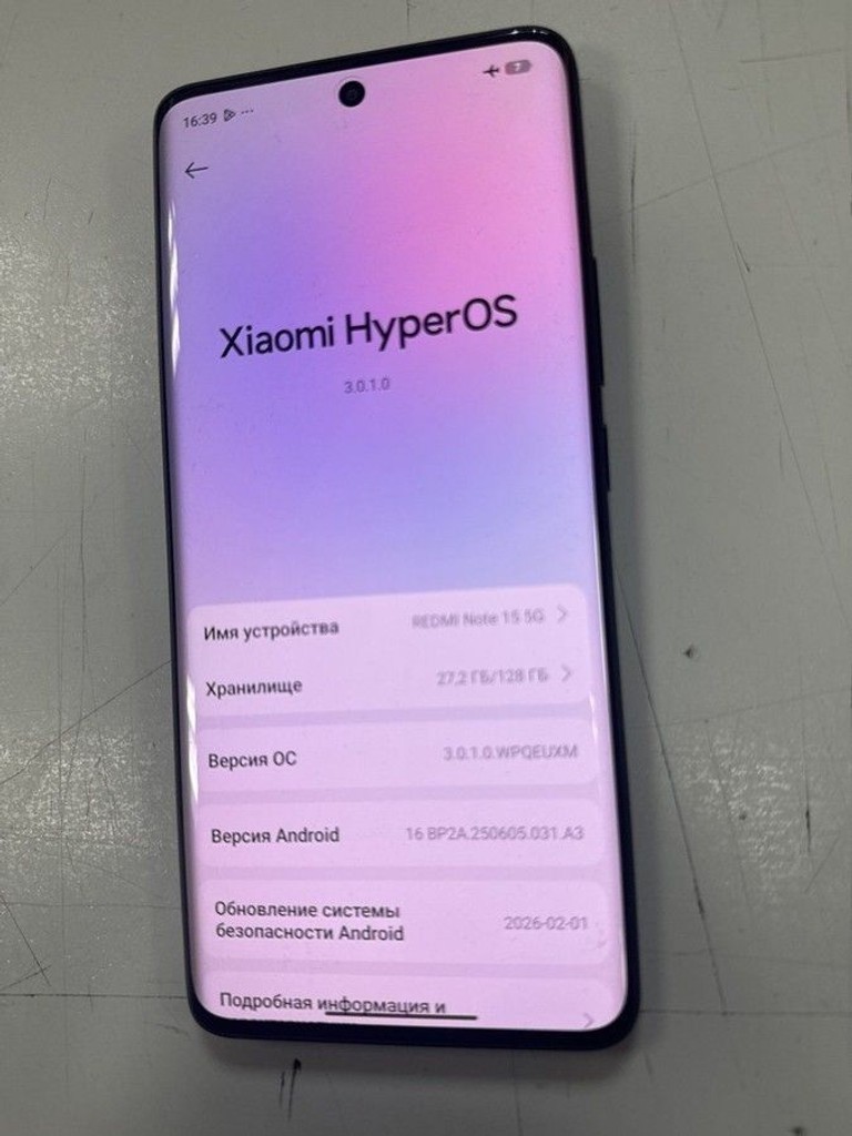 Купити Xiaomi Redmi Note 15 5G 6/128GB Midnight Black Б/У