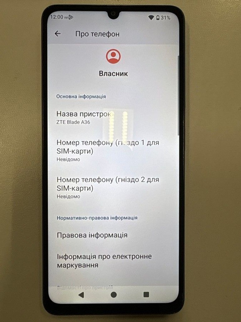 Дешево Zte Blade A36 2/64GB Green з ломбарду