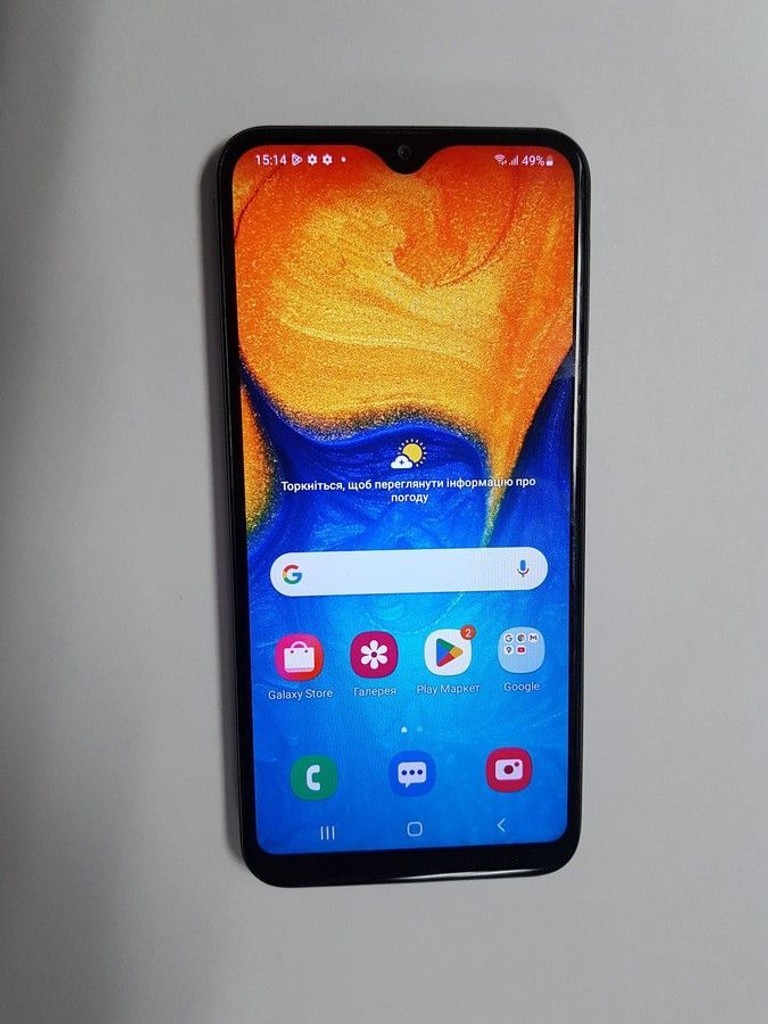 Оголошення Samsung galaxy a20e sm-a202f 3/32gb Б/У