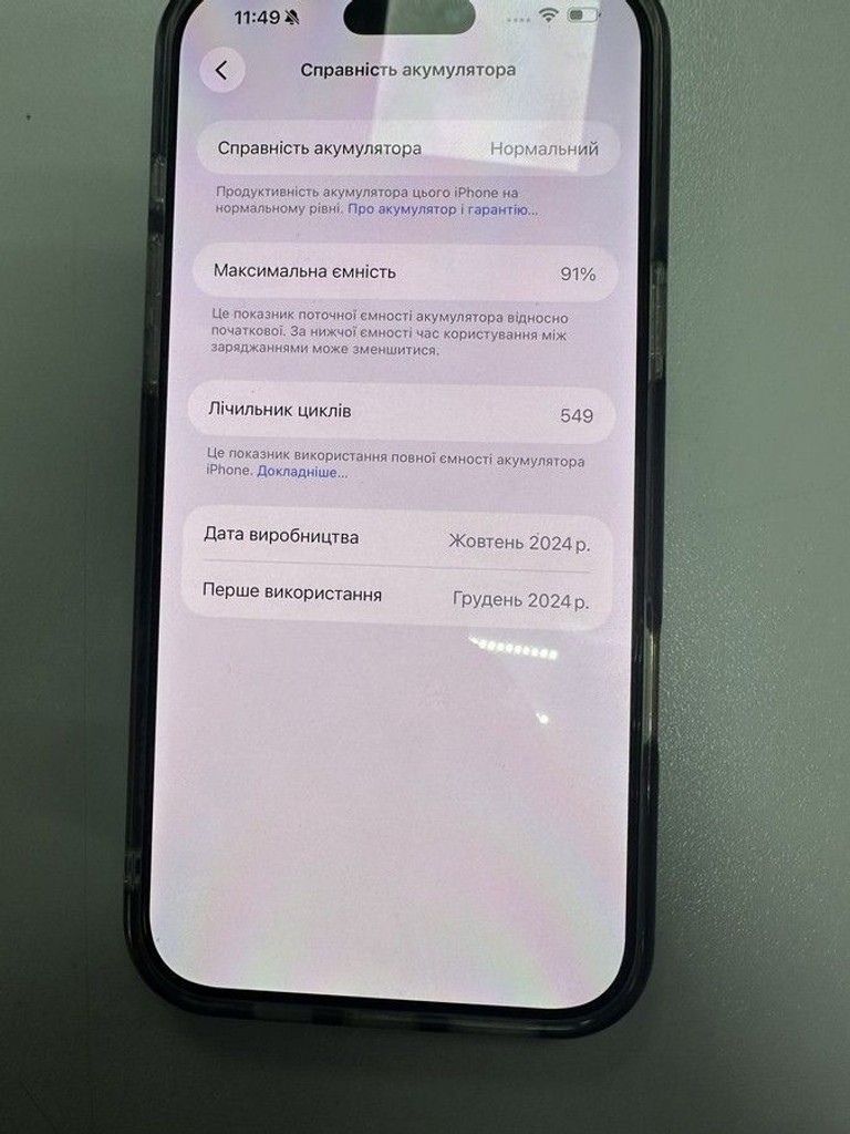 Объявление Apple iphone 16 pro max 256gb Б/У