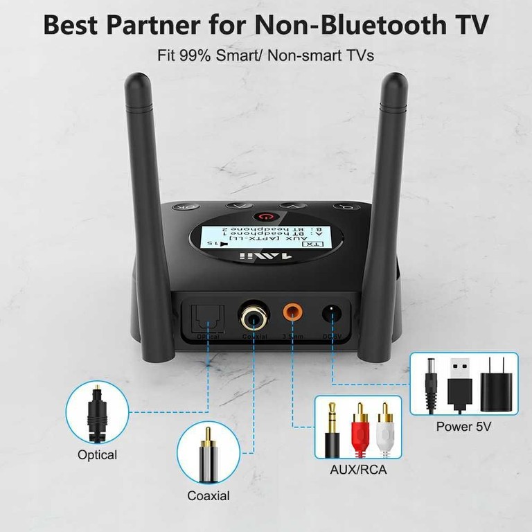 Передавач B06TX Plus Bluetooth-передавач 1Mii aptX. Новий. Код:null. Зображення 9