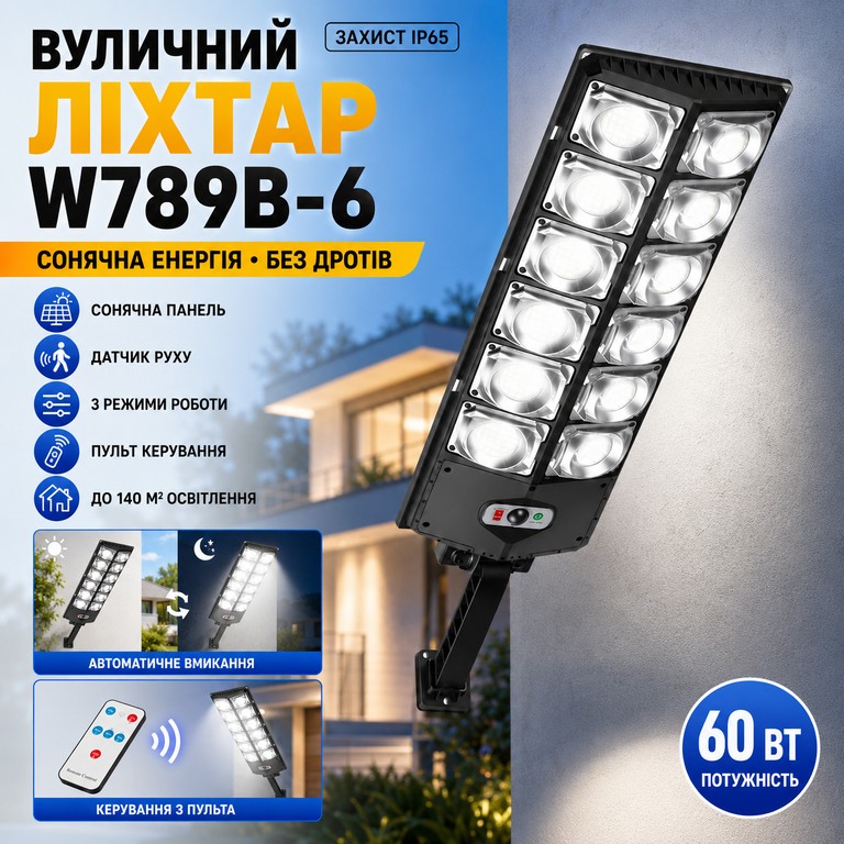 Купить W789B-6 з пультом Новий, Прожектор Б/У