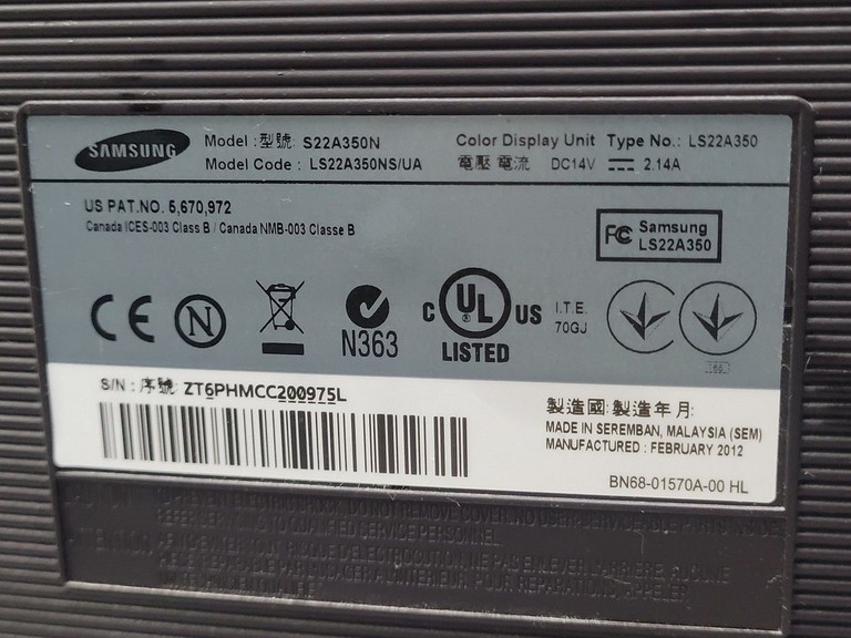 Дешево Samsung s22a350n з ломбарду