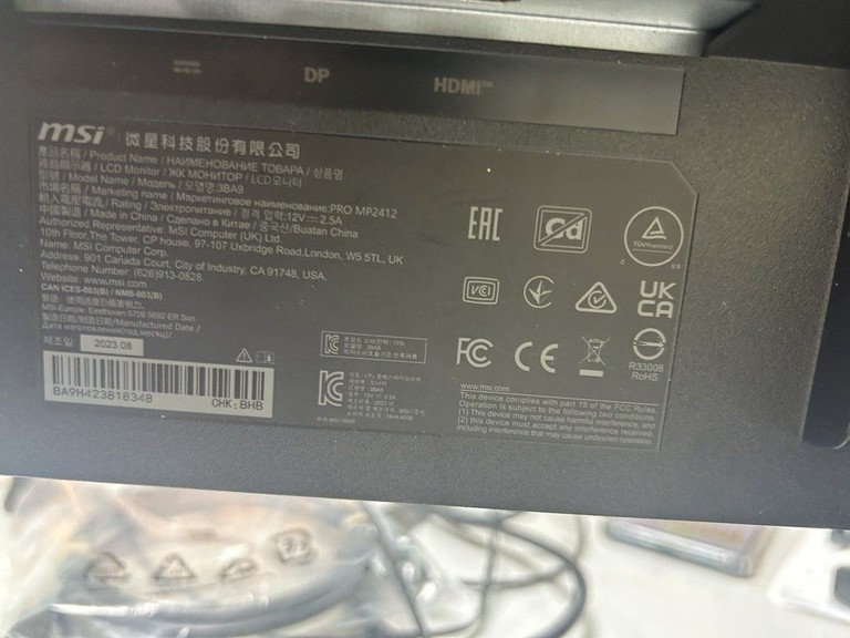 Оголошення Msi PRO MP2412 Б/У