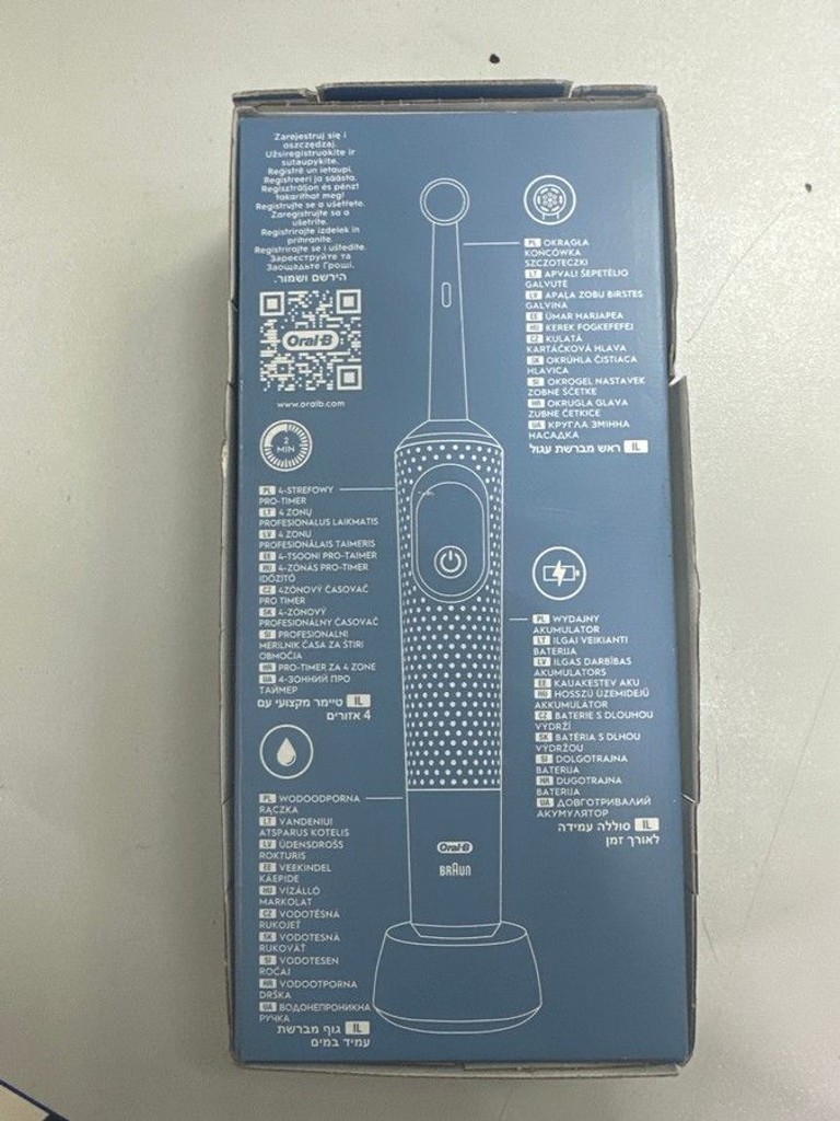 Дешево Oral-b Vitality D103.413.3 PRO Protect X Clean Vapor Blue + toothpaste з ломбарду