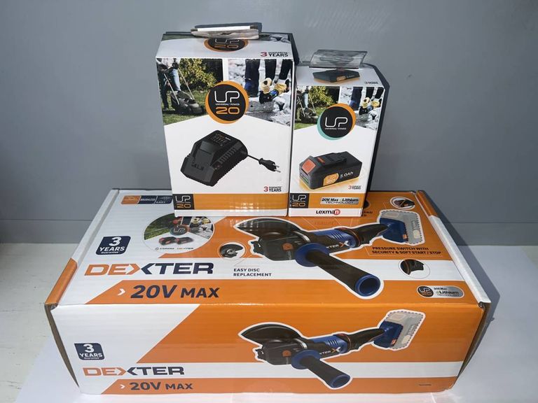 Купить Dexter 20vag3-125bl.1 + 1акб + зп Б/У