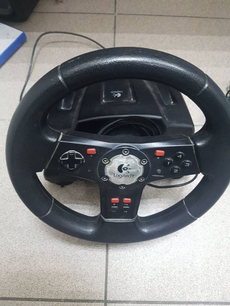 Купить Logitech formula vibration feedback wheel Б/У