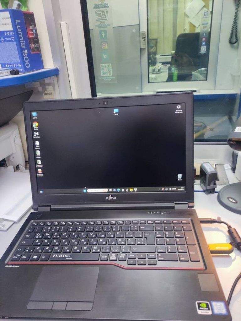Объявление Fujitsu 15/core i7 8750h ddr4/32gb ddr4/hdd *відсутній/ssd 512 gb/quadro p600 4gb Б/У