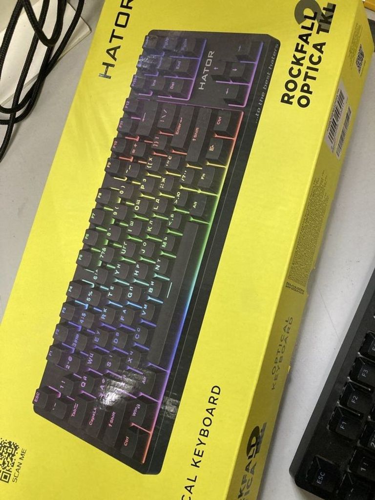 Дешиво Hator Rockfall 2 Optica TKL Black Black (HTK-730) с ломбарда