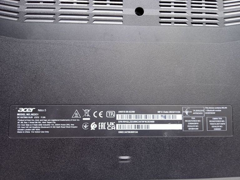 Acer 16/core i5-12450h ddr5/16gb ddr5/hdd *відсутній/ssd 512 gb/geforce rtx4050 6gb Код:01-200792512. Изображение 5