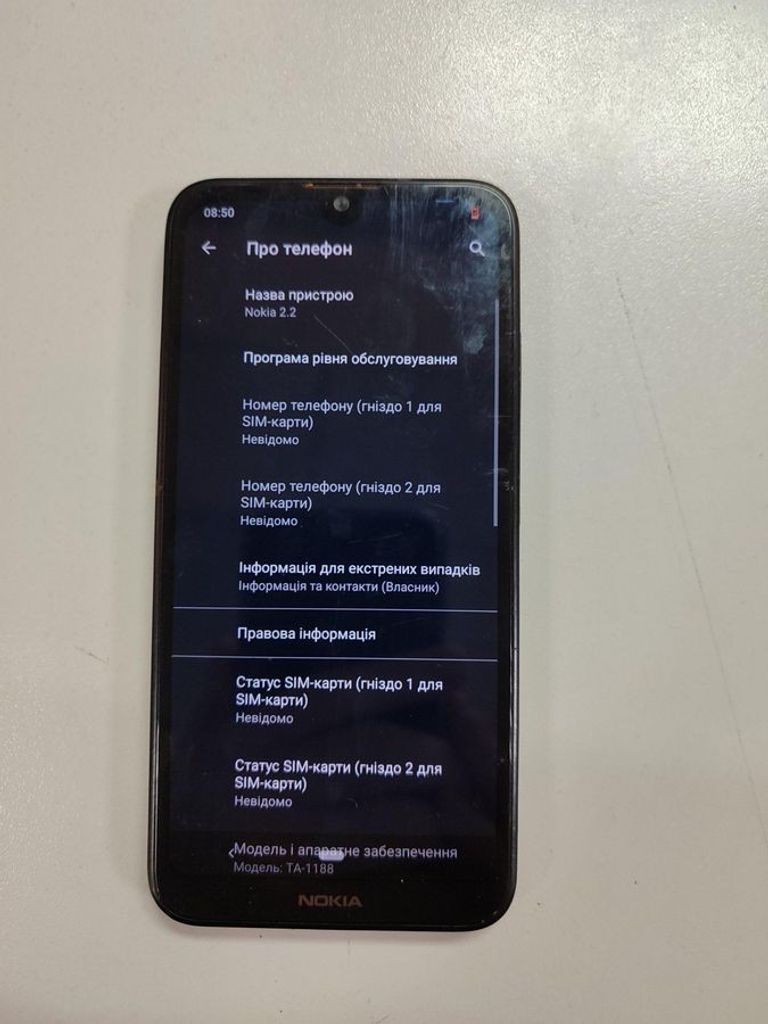 Купить Nokia 2.2 2/16gb ta-1188 Б/У