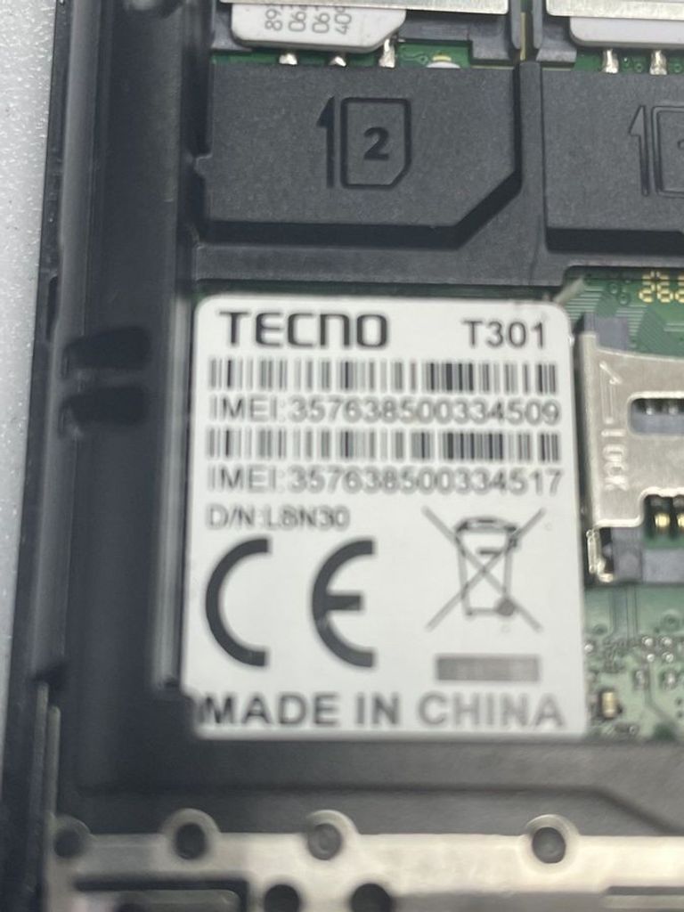 Объявление Tecno t301 Б/У