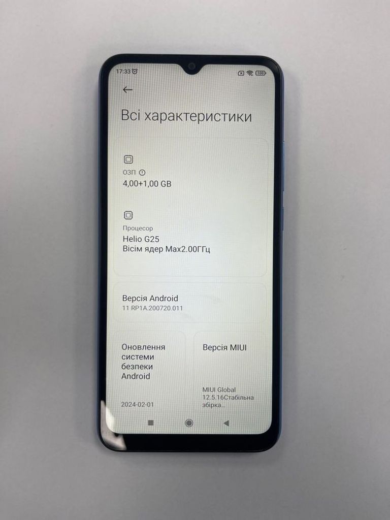 Объявление Xiaomi Redmi 10A 4/64GB Black Б/У