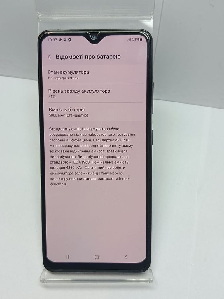 Оголошення Samsung a325f galaxy a32 4/128gb Б/У