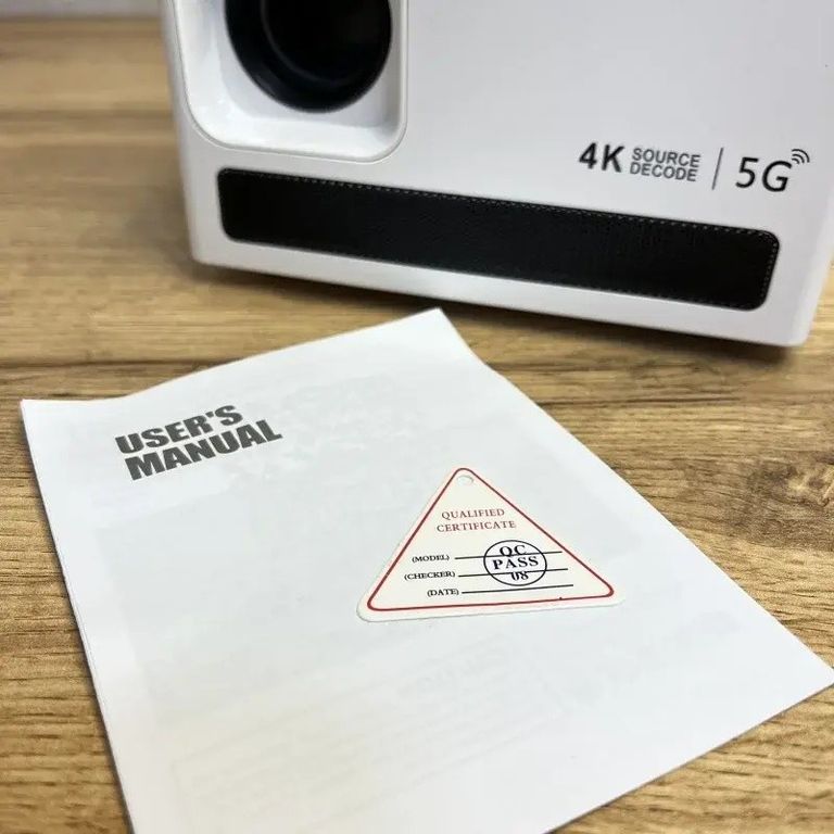 Купити Розумний проектор 4K, 4 ядра, X6 Android 10, Wi-Fi, 2K відео, Full HD 1080P, міні-проектор для домашнього кінотеатру Б/У